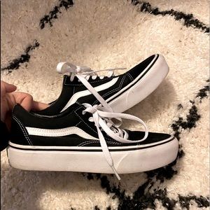 Vans platform low tops